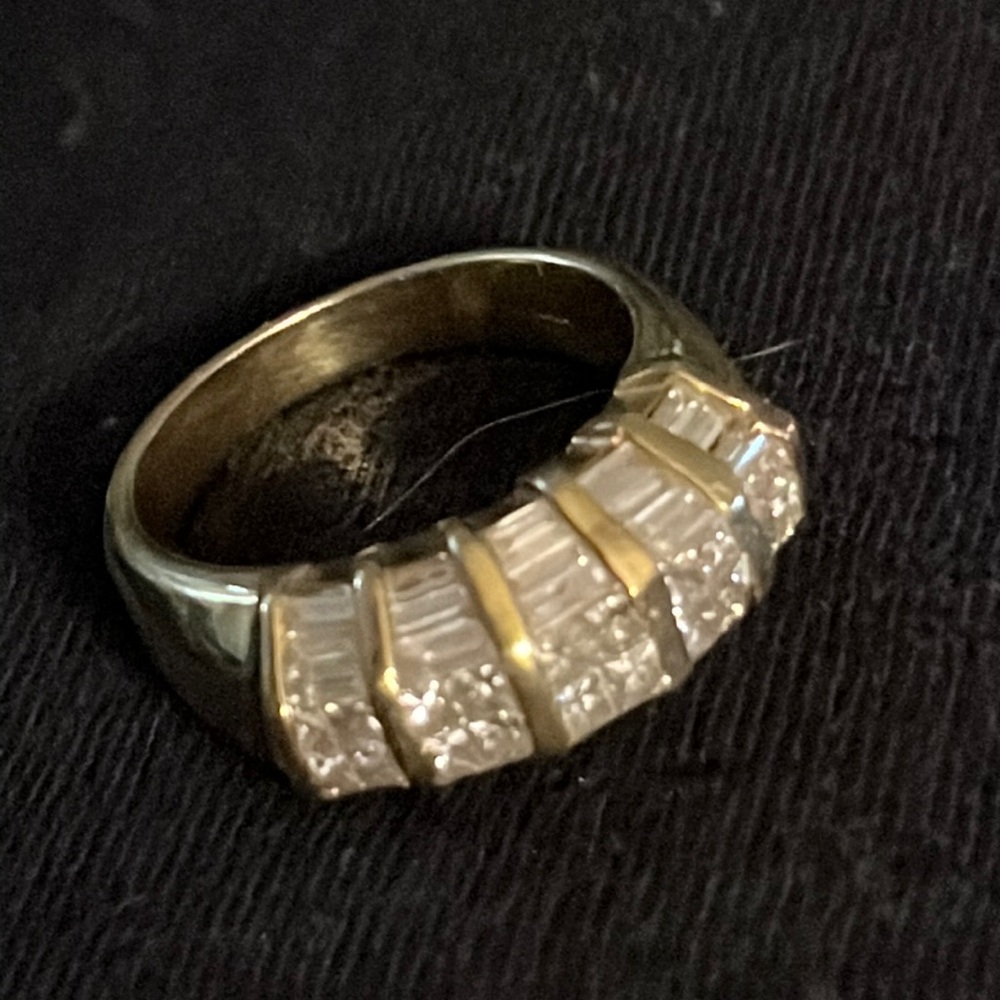 14k 50c diamond ring.